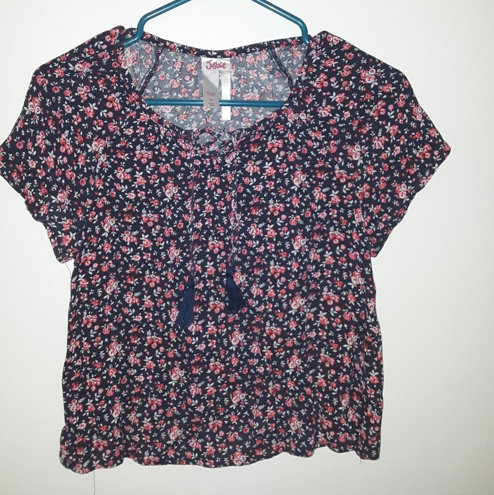Floral Peasent Top